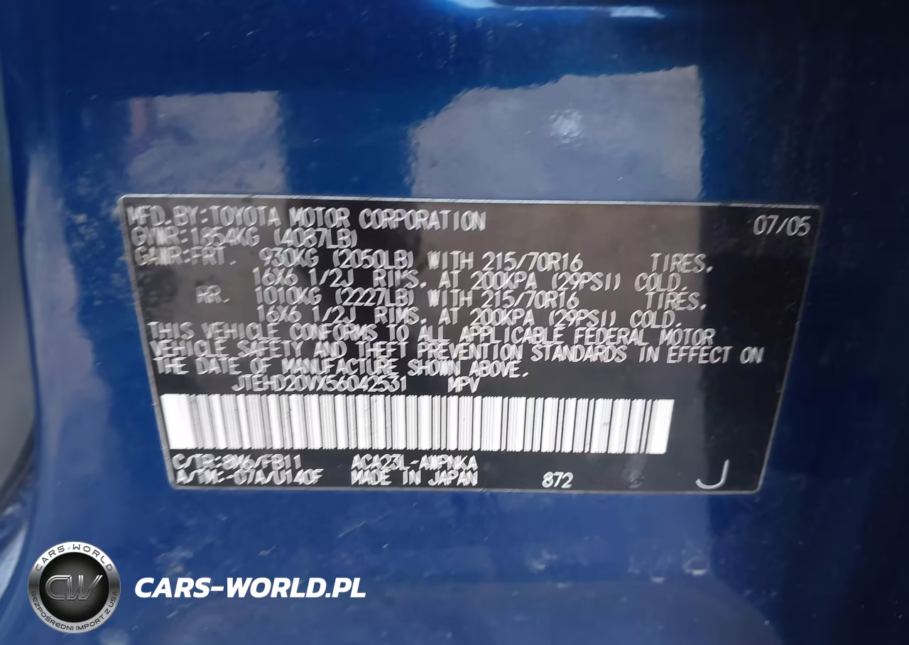 2005 Toyota Rav4 VIN:JTEHD20VX56042531 - 9