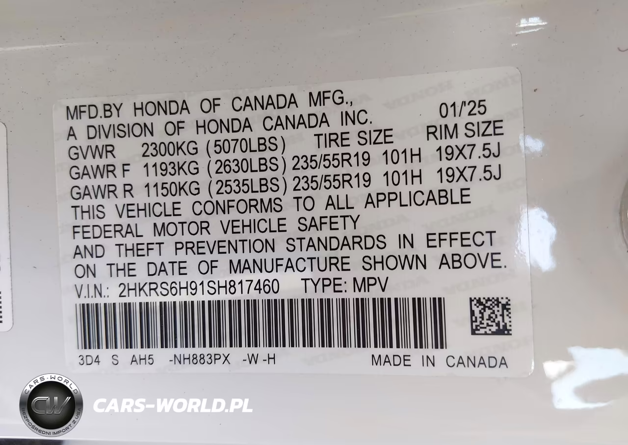 2025 Honda Cr-V Hybrid Sport Touring VIN:2HKRS6H91SH817460 - 9