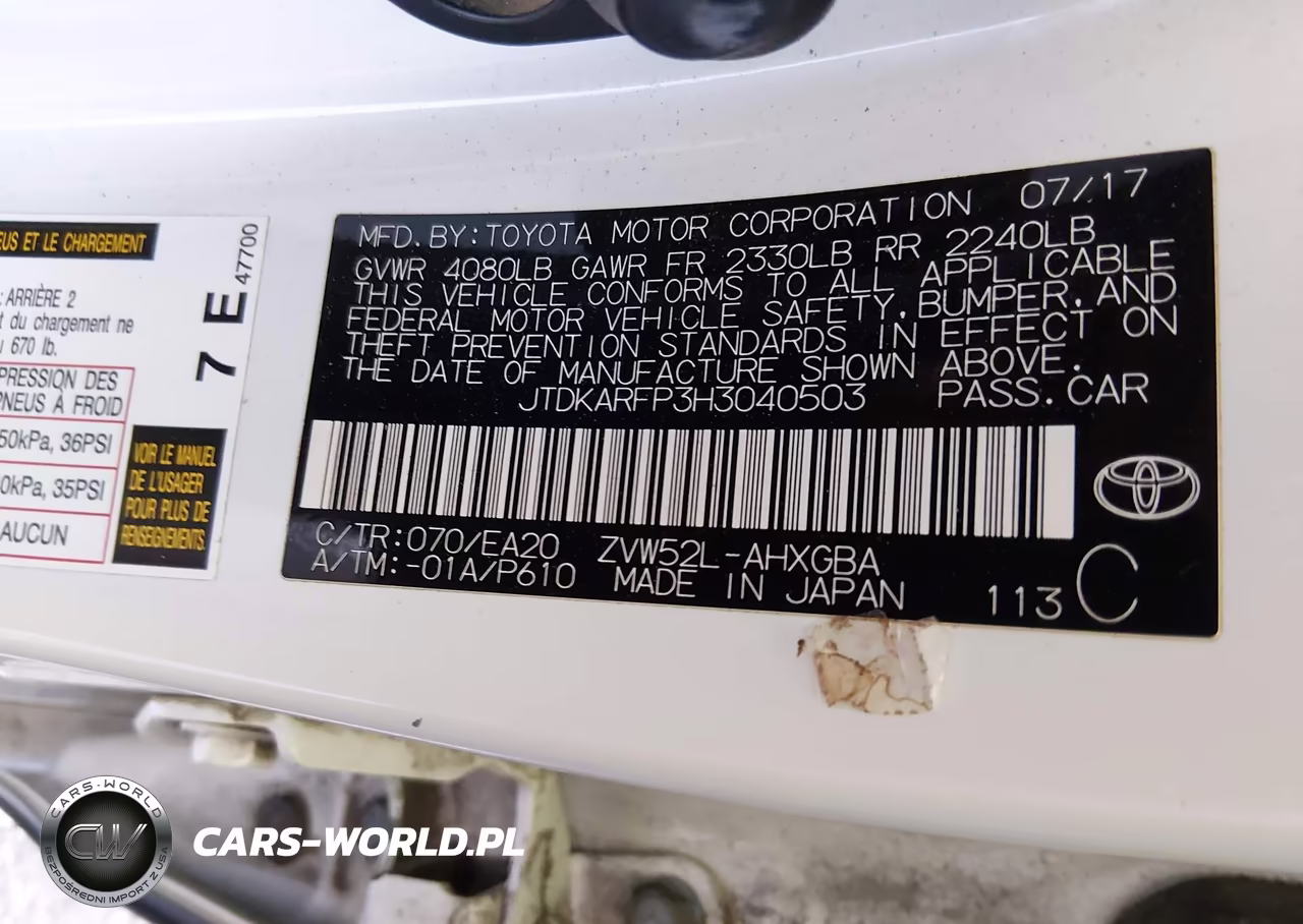 2017 Toyota Prius Prime Premium VIN:JTDKARFP3H3040503 - 9