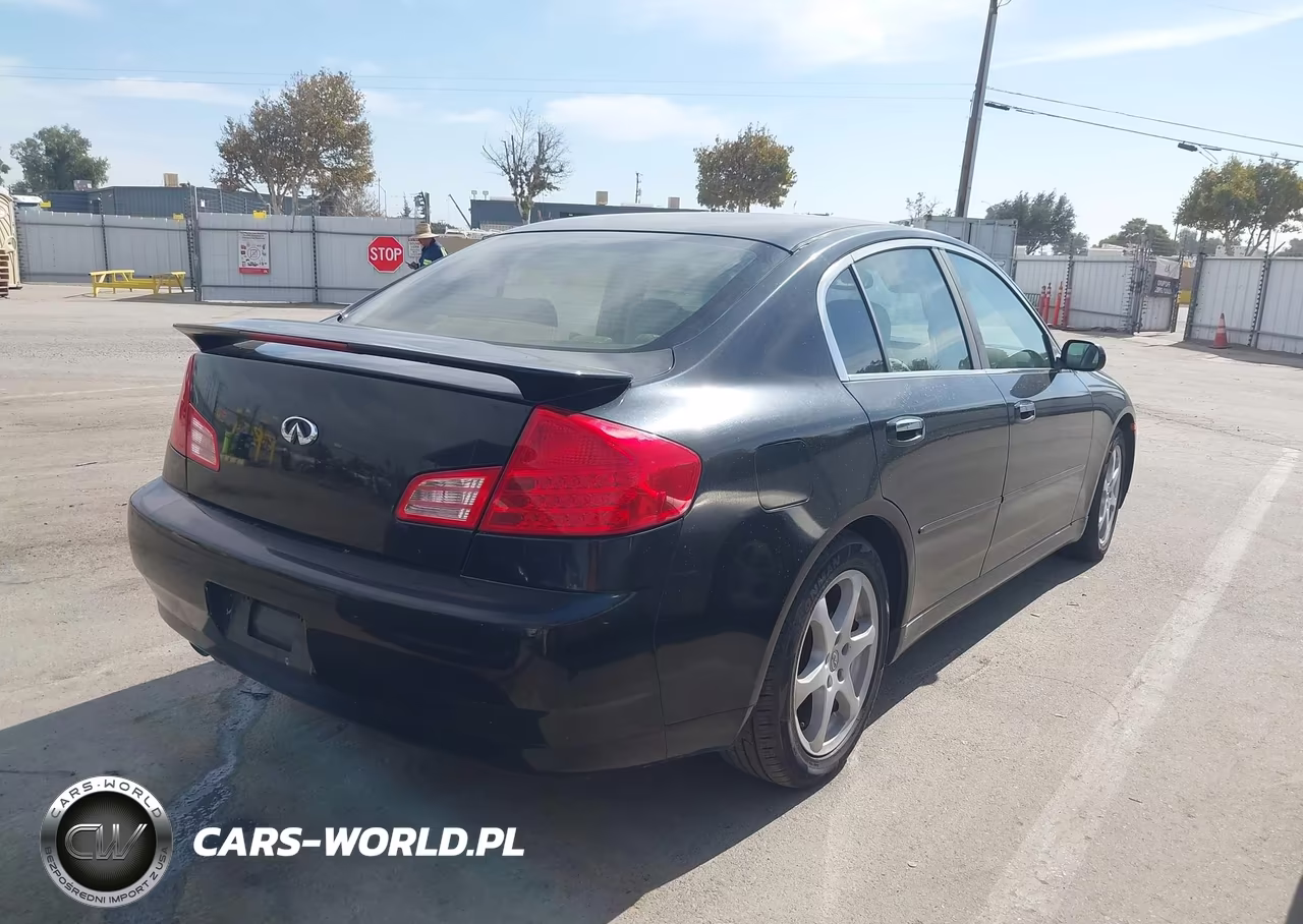 2003 Infiniti G35 Luxury Leather VIN:JNKCV51E63M314933 - 4