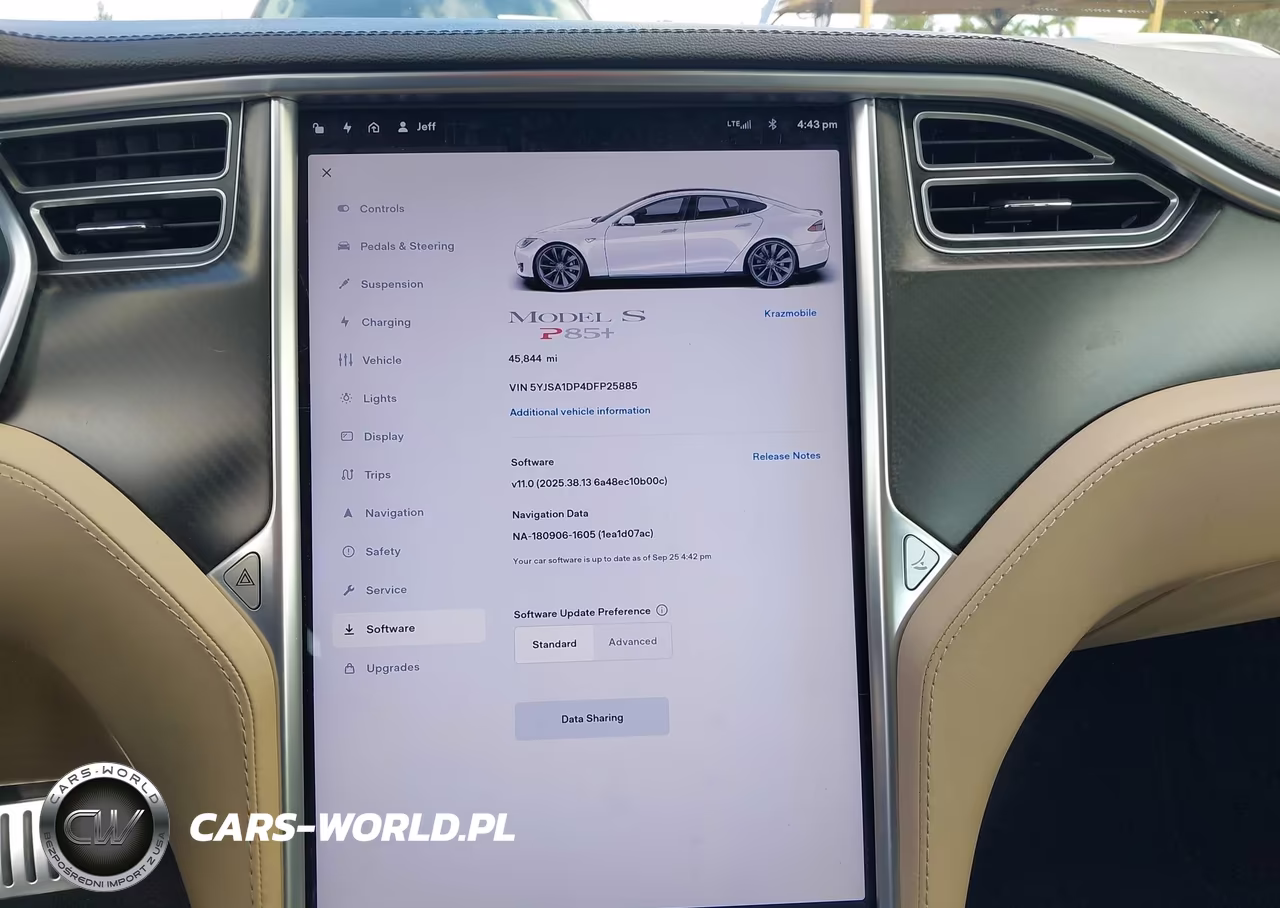 2013 Tesla Model S Performance VIN:5YJSA1DP4DFP25885 - 18