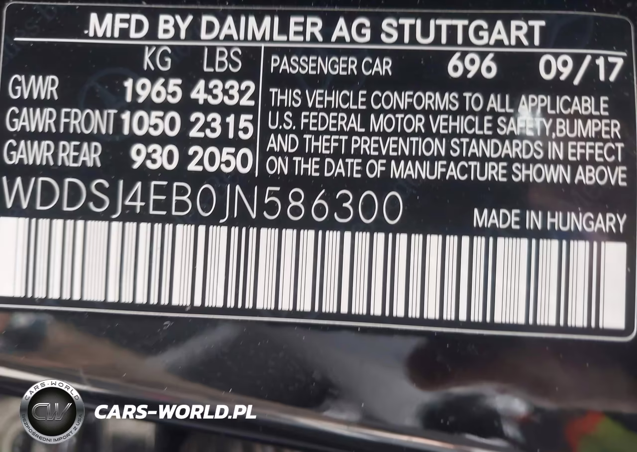 2018 Mercedes-Benz Cla 250 VIN:WDDSJ4EB0JN586300 - 9