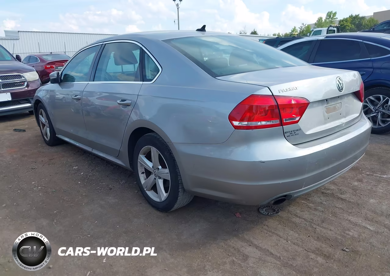 2013 Volkswagen Passat 2.5L Se VIN:1VWBP7A32DC083308 - 3