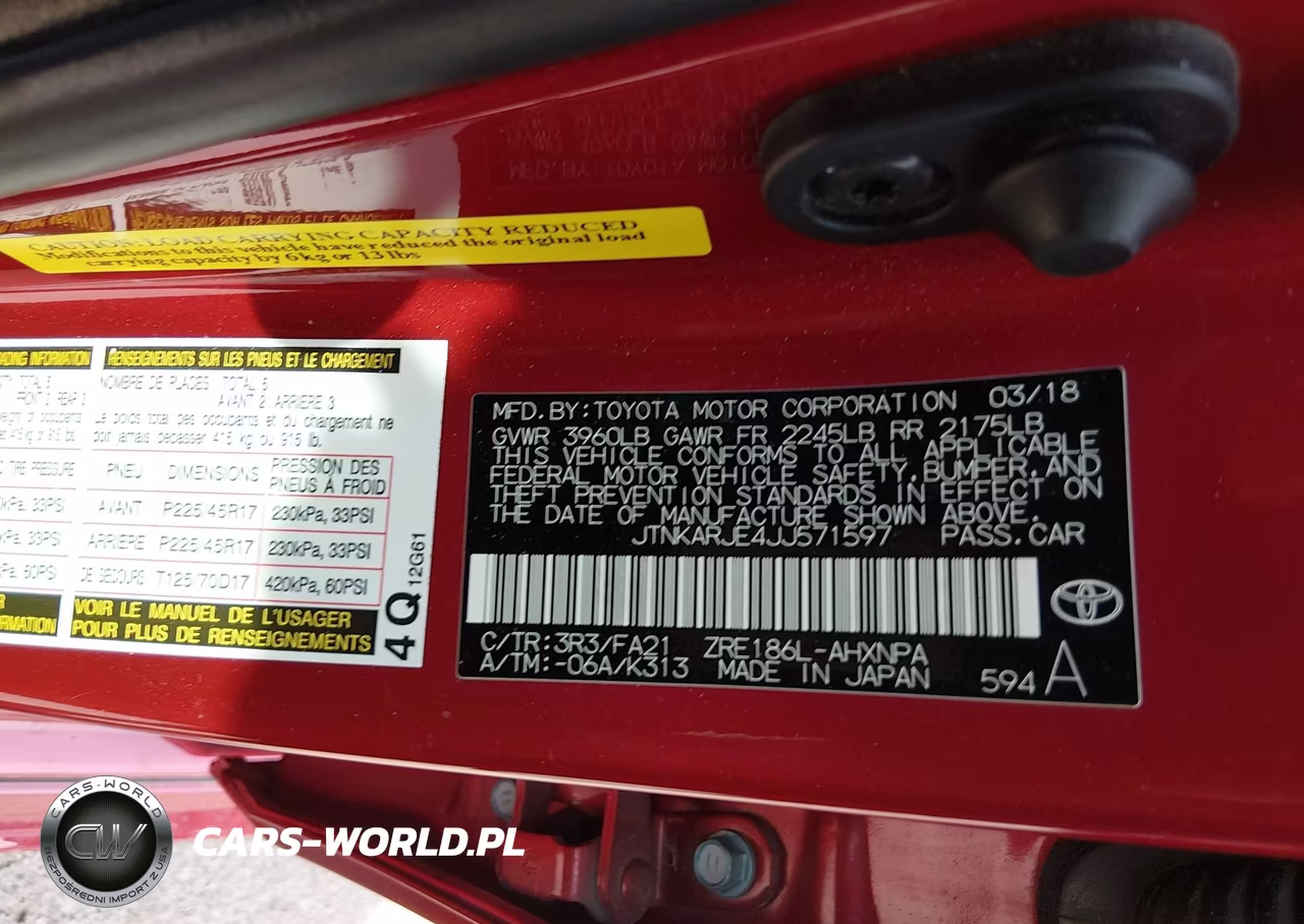 2018 Toyota Corolla Im VIN:JTNKARJE4JJ571597 - 9