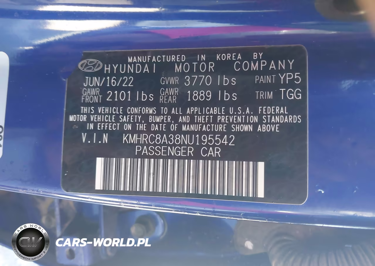 2022 Hyundai Venue Sel VIN:KMHRC8A38NU195542 - 9