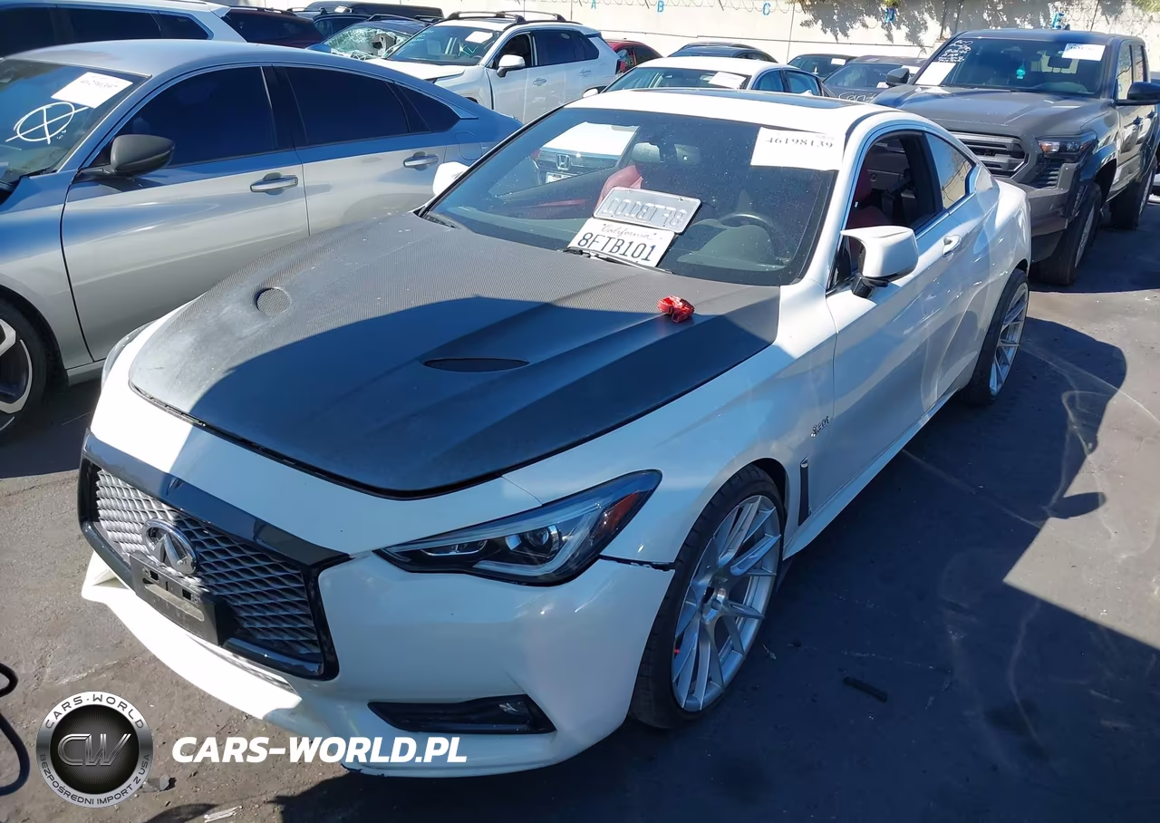 2018 Infiniti Q60 3.0T Red Sport 400 VIN:JN1FV7EK1JM531106 - 2