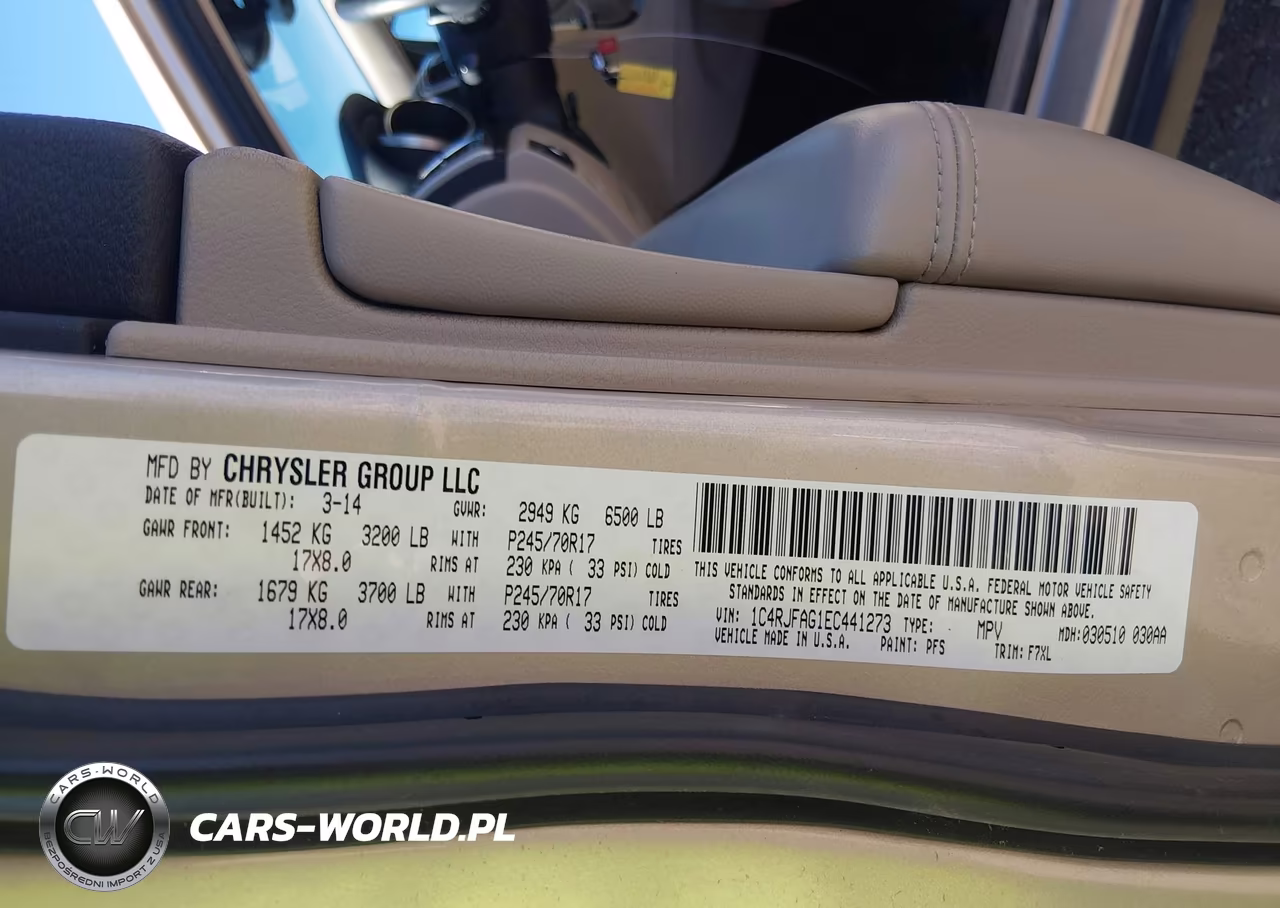2014 Jeep Grand Cherokee Laredo VIN:1C4RJFAG1EC441273 - 9