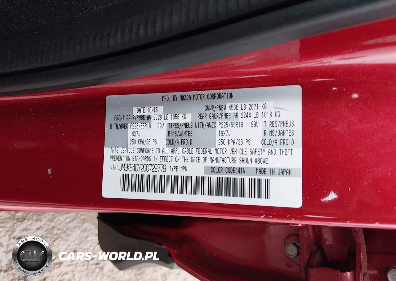2016 Mazda Cx-5 Grand Touring VIN:JM3KE4DY2G0729779 - 9
