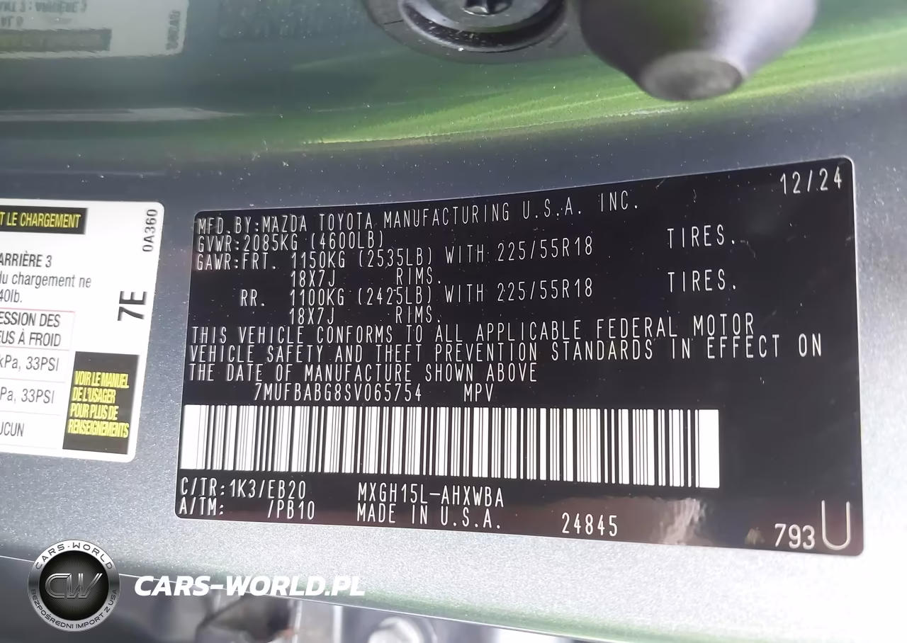 2025 Toyota Corolla Cross Hybrid Xse VIN:7MUFBABG8SV065754 - 9