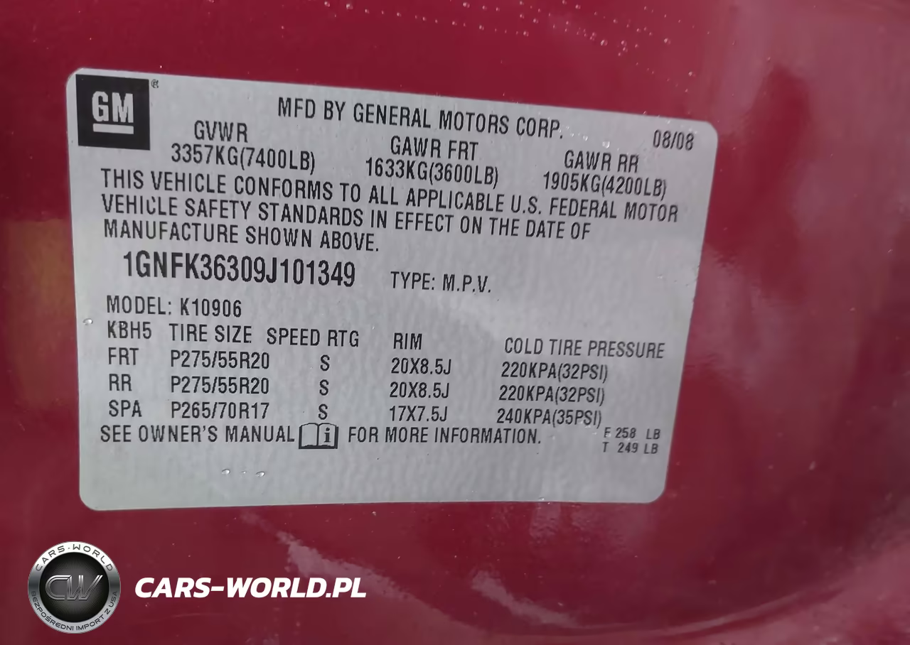 2009 Chevrolet Suburban 1500 Ltz VIN:1GNFK36309J101349 - 9
