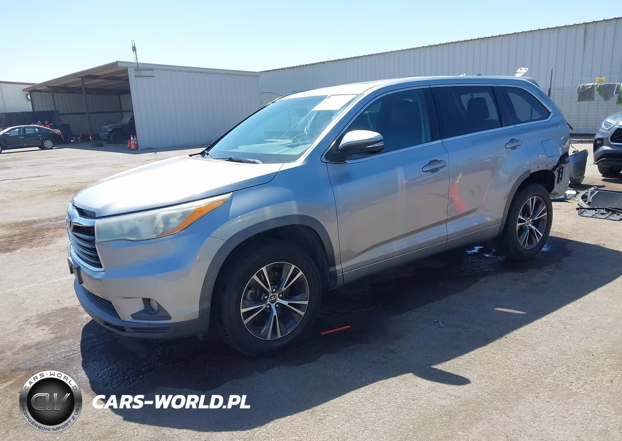 2016 Toyota Highlander Xle VIN:5TDKKRFH1GS506271 - 2