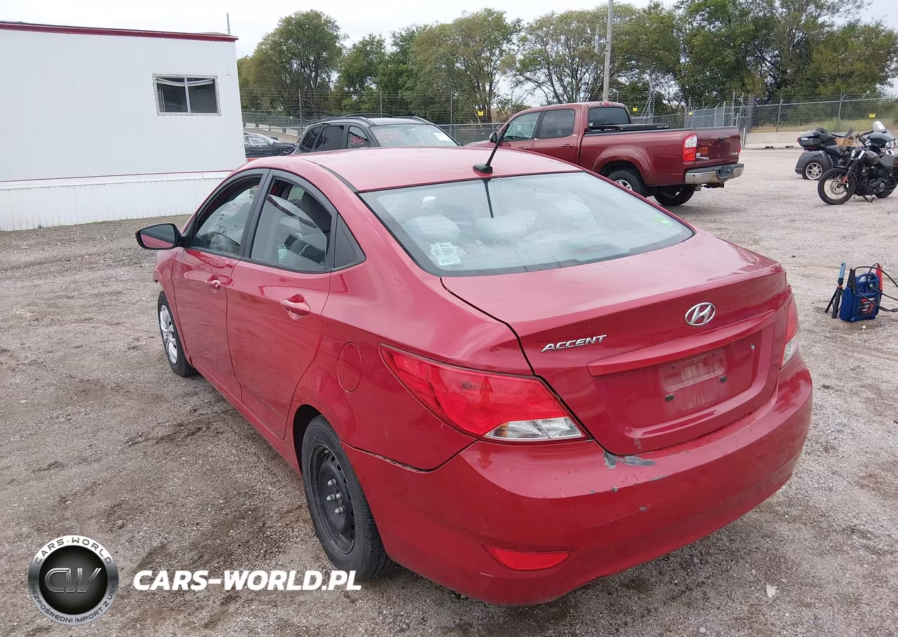 2015 Hyundai Accent Gls VIN:KMHCT4AE0FU854926 - 3