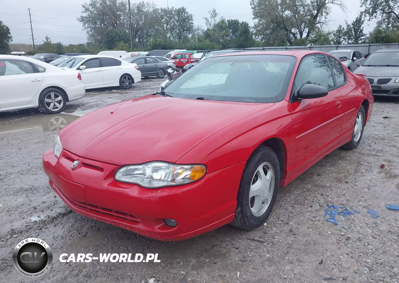 2002 Chevrolet Monte Carlo Ss VIN:2G1WX15K629227541 - 2
