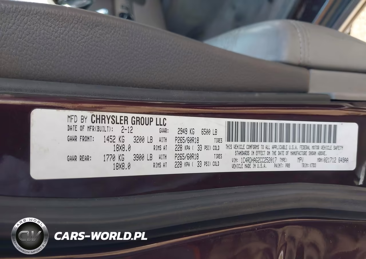 2012 Dodge Durango Sxt VIN:1C4RDHAG2CC252017 - 9