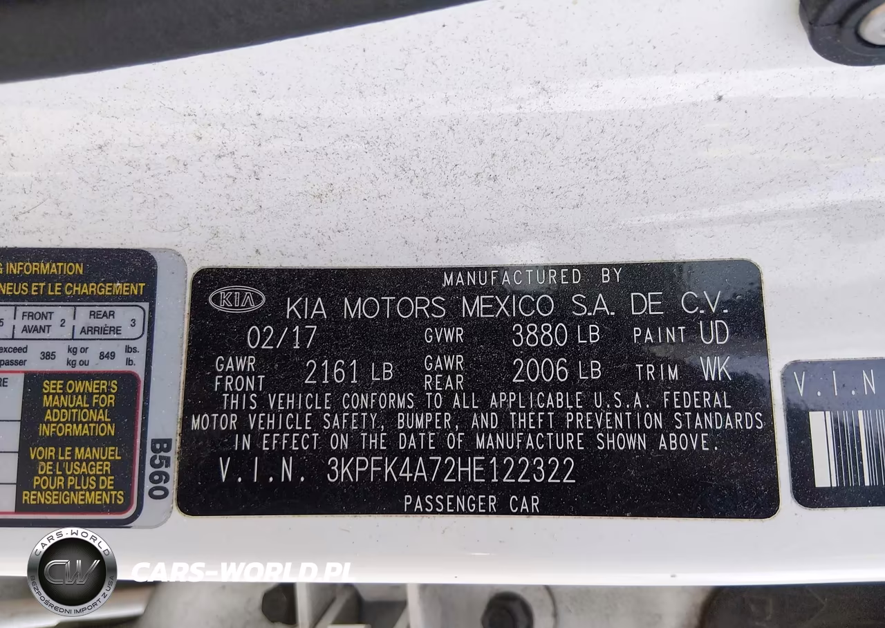 2017 Kia Forte Lx VIN:3KPFK4A72HE122322 - 9