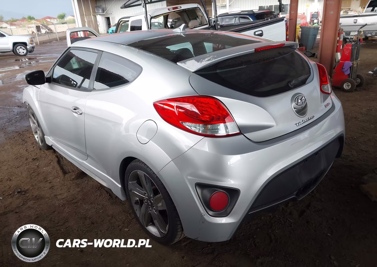 2015 Hyundai Veloster Turbo VIN:KMHTC6AE3FU238603 - 3