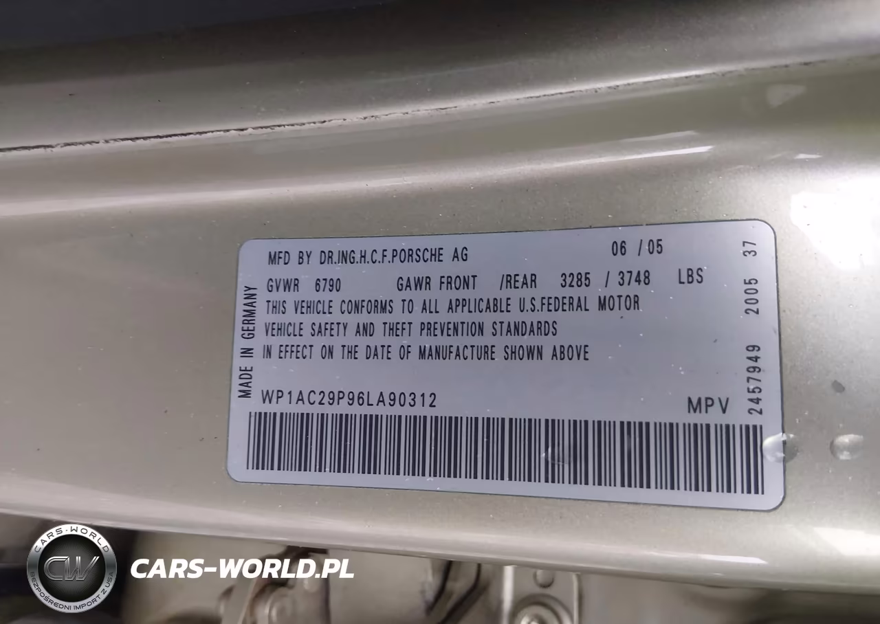 2006 Porsche Cayenne Turbo-Turbo S VIN:WP1AC29P96LA90312 - 9