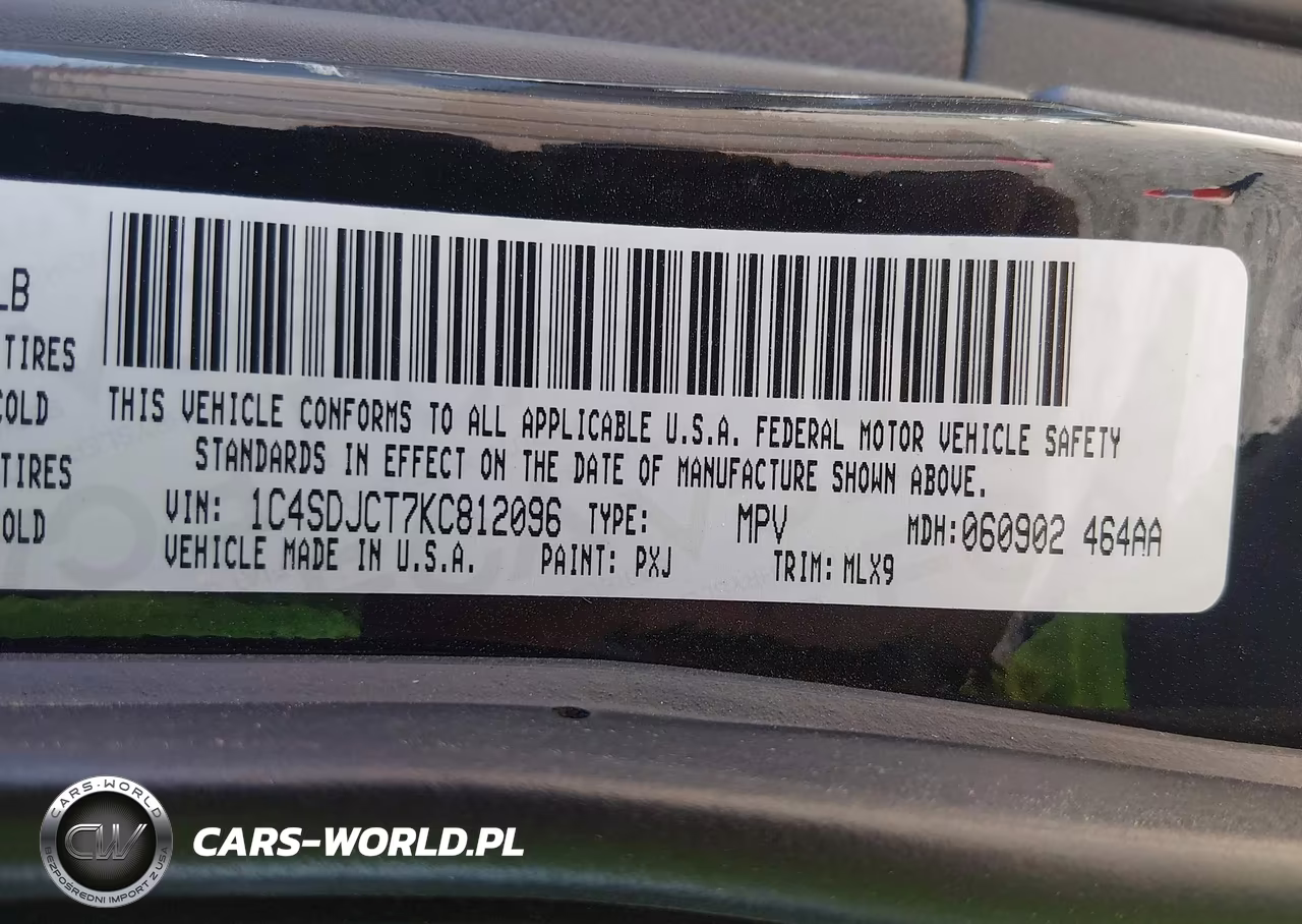 2019 Dodge Durango R-T Awd VIN:1C4SDJCT7KC812096 - 9