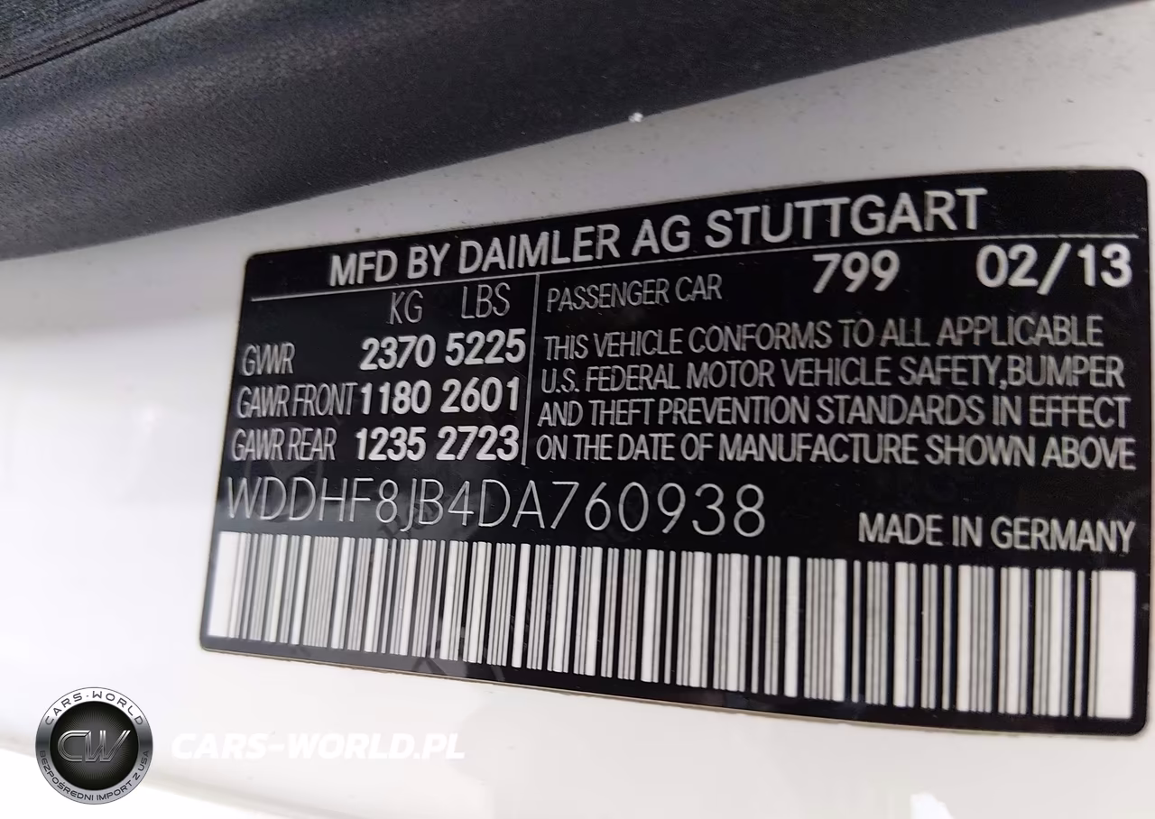 2013 Mercedes-Benz E-Class E 350 Sport VIN:WDDHF8JB4DA760938 - 9