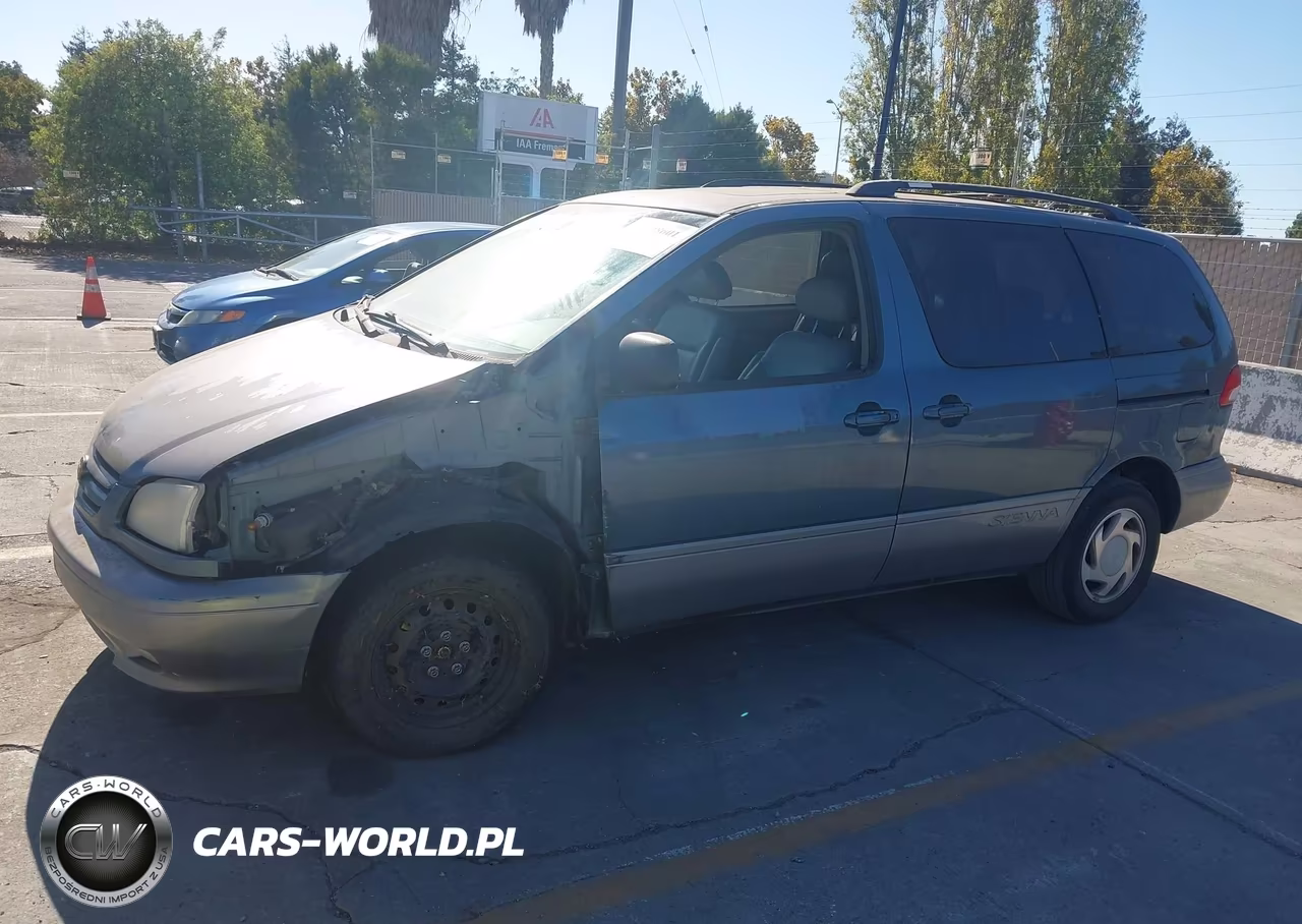 2001 Toyota Sienna Xle VIN:4T3ZF13C21U334626 - 2