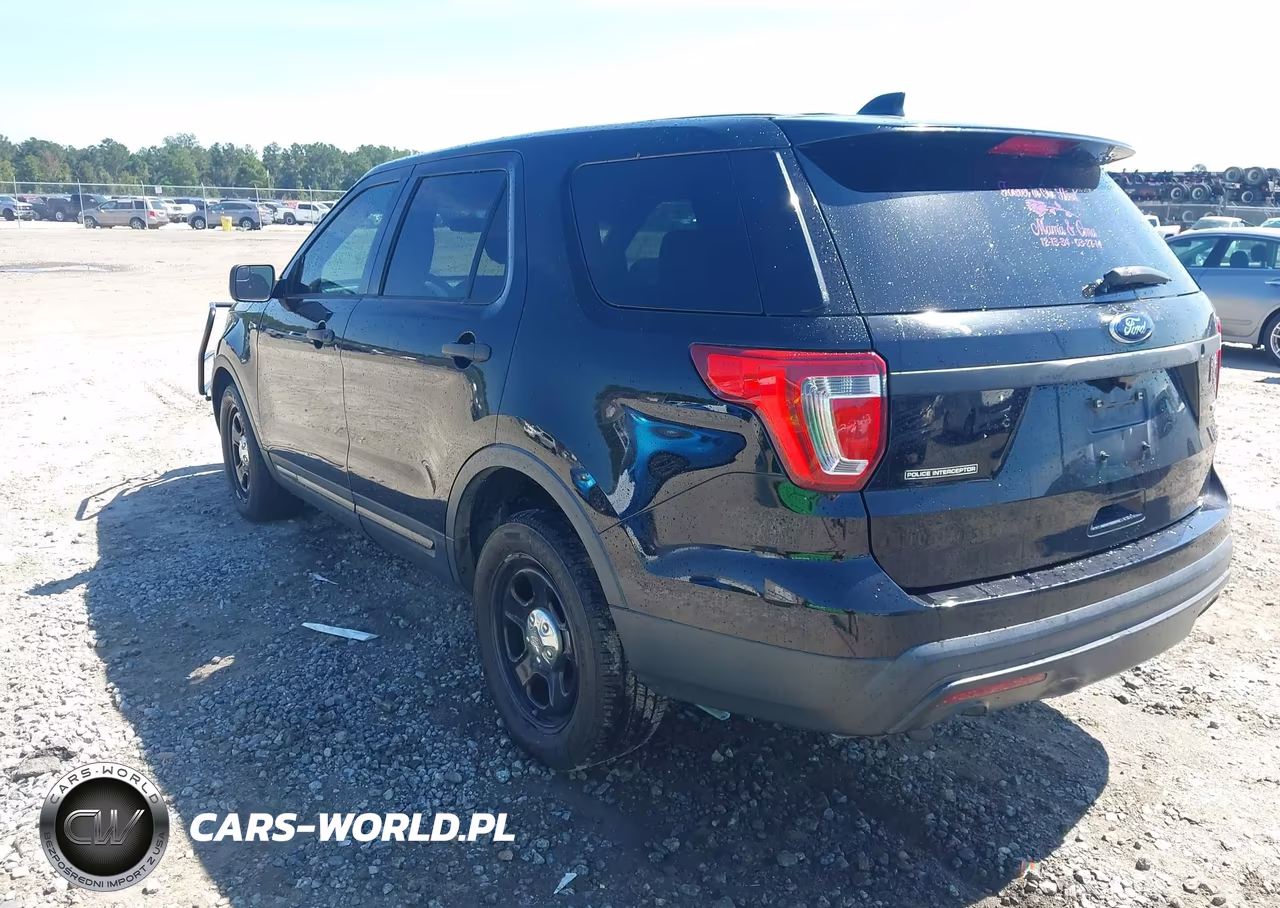 2017 Ford Utility Police Interceptor VIN:1FM5K8AR3HGB08025 - 3
