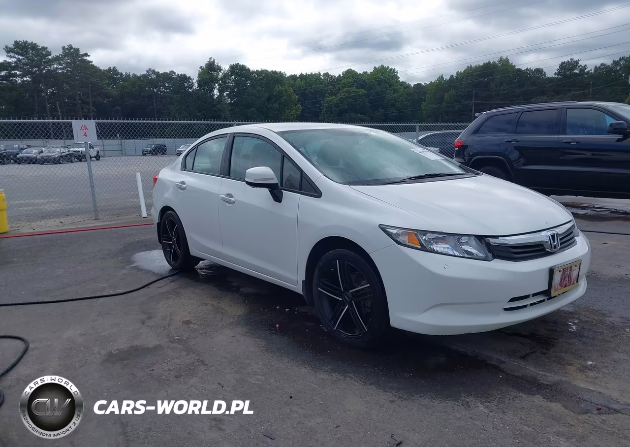2012 Honda Civic Sdn Hf VIN:2HGFB2F6XCH523166 - 1