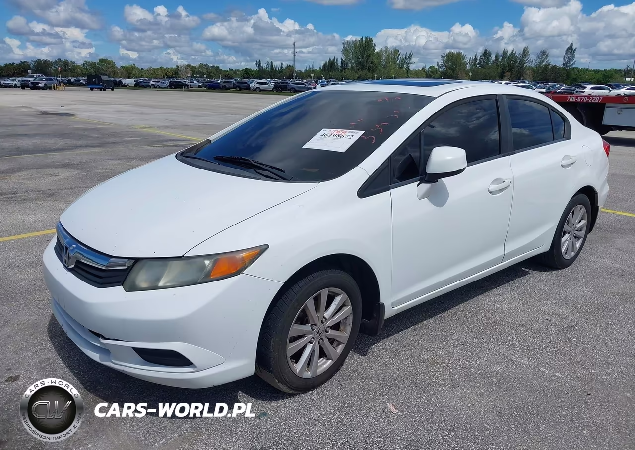 2012 Honda Civic Sdn Ex VIN:2HGFB2F86CH334516 - 2