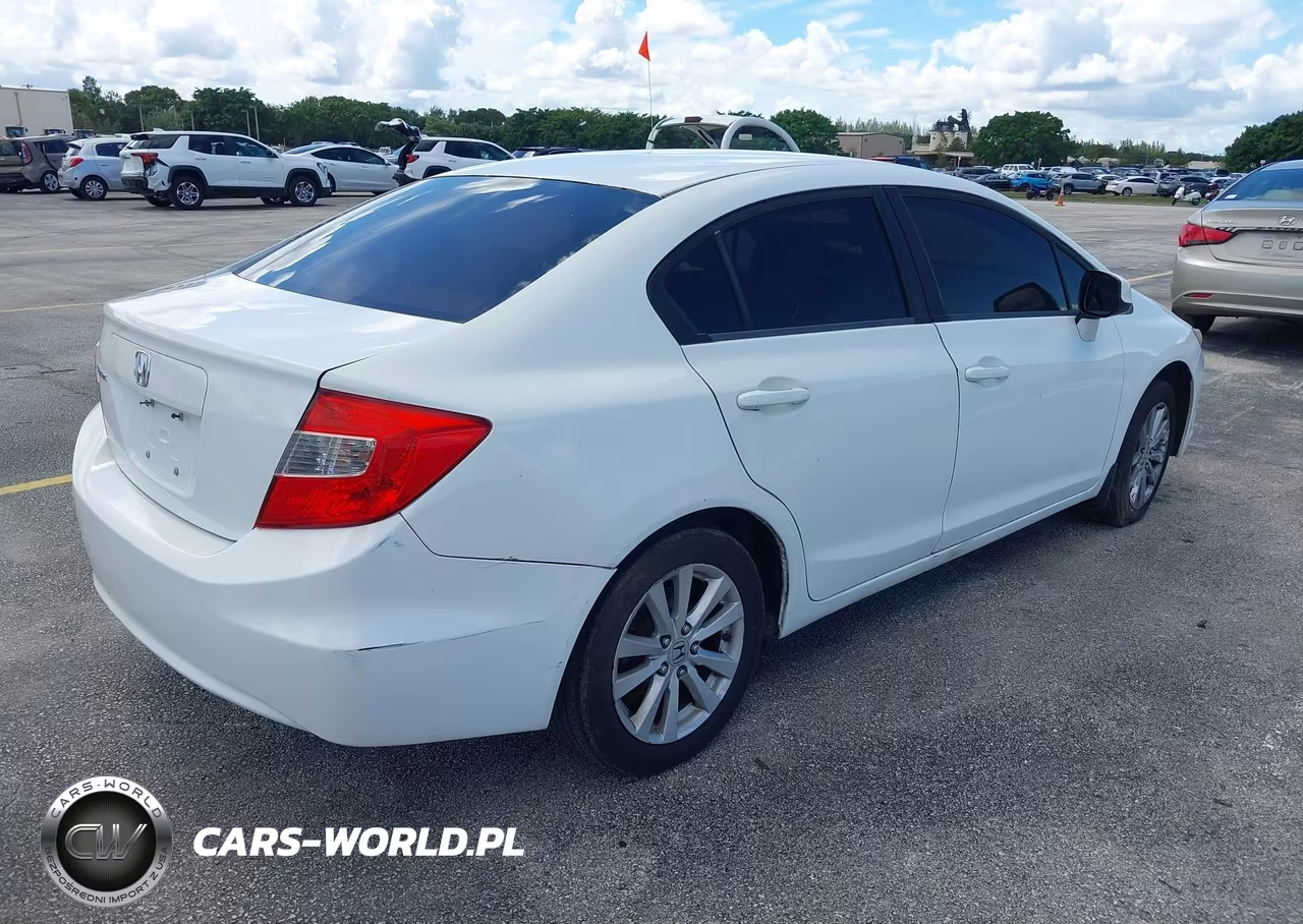 2012 Honda Civic Sdn Ex VIN:2HGFB2F86CH334516 - 4