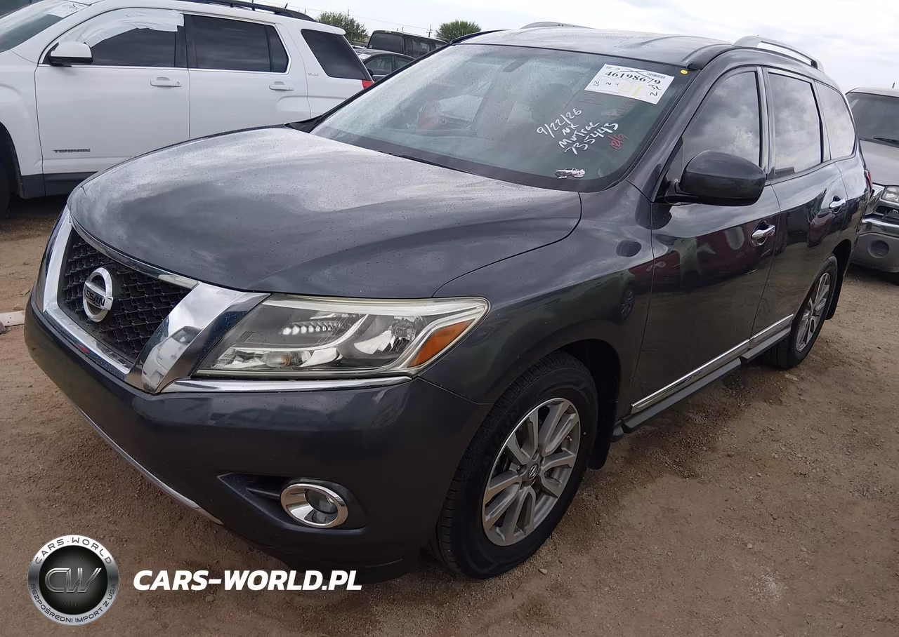 2014 Nissan Pathfinder Sl VIN:5N1AR2MN7EC735443 - 2