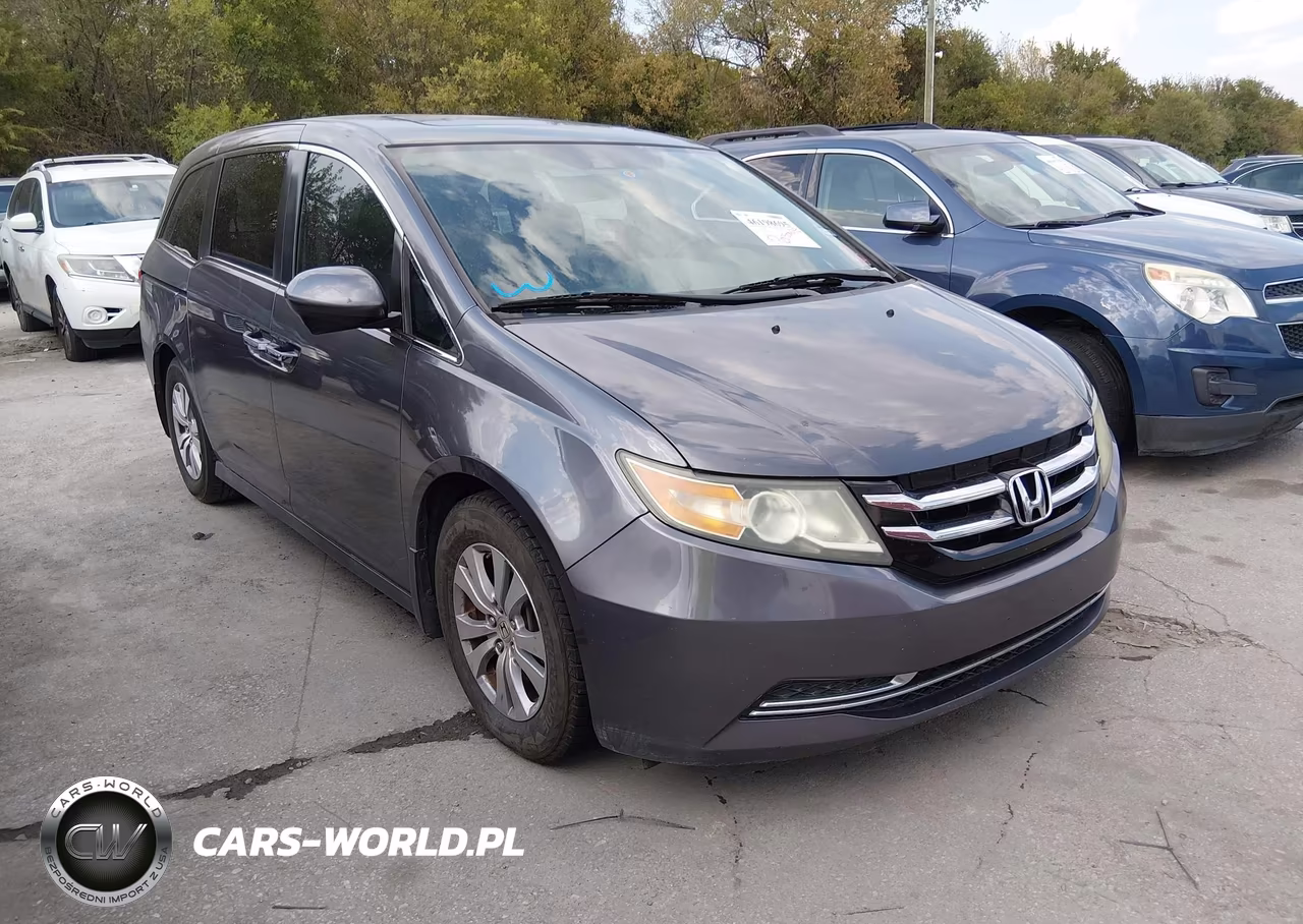 2015 Honda Odyssey Ex-L VIN:5FNRL5H66FB086154 - 1