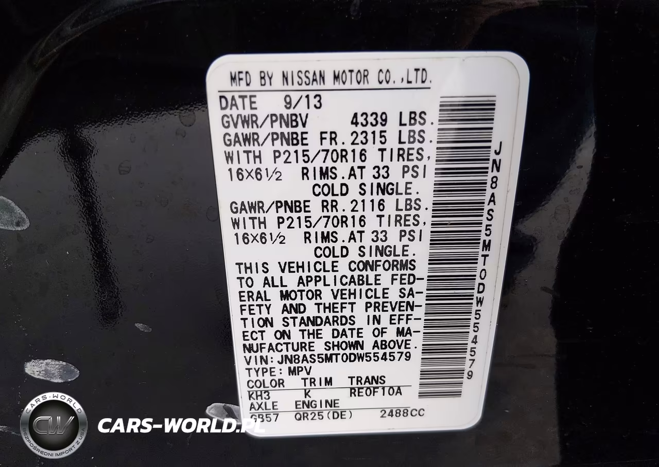 2013 Nissan Rogue S VIN:JN8AS5MT0DW554579 - 12