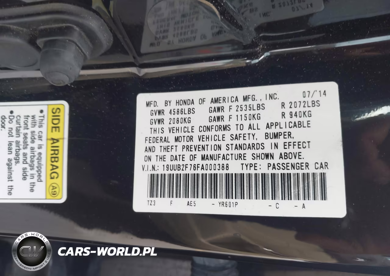 2015 Acura Tlx V6 Advance VIN:19UUB2F76FA000388 - 9
