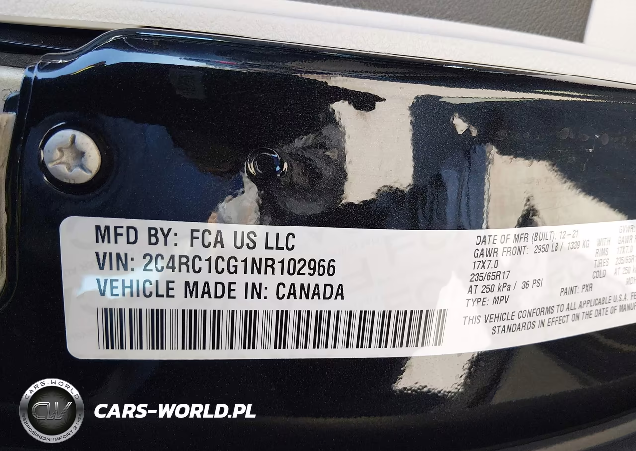2022 Chrysler Voyager Lx VIN:2C4RC1CG1NR102966 - 9