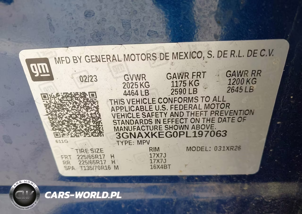 2023 Chevrolet Equinox Fwd Lt VIN:3GNAXKEG0PL197063 - 9