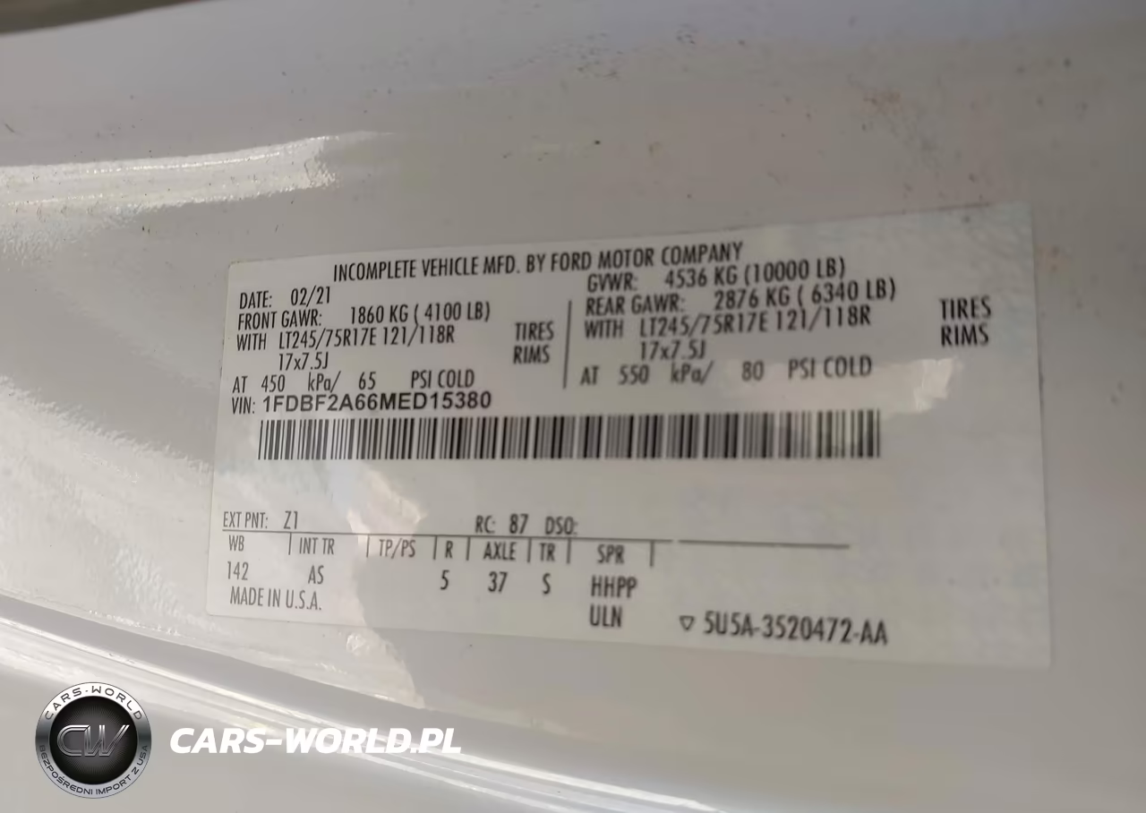2021 Ford F-250 Xl VIN:1FDBF2A66MED15380 - 9