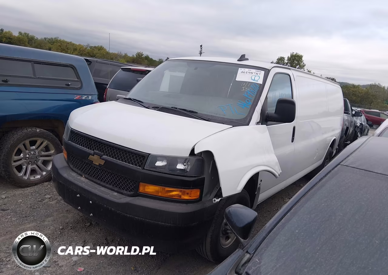 2024 Chevrolet Cargo Express Rwd 2500 Extended Wheelbase Wt VIN:1GCWGBFP1R1289287 - 2