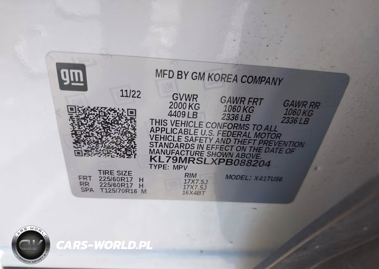 2023 Chevrolet Trailblazer Awd Lt VIN:KL79MRSLXPB088204 - 9