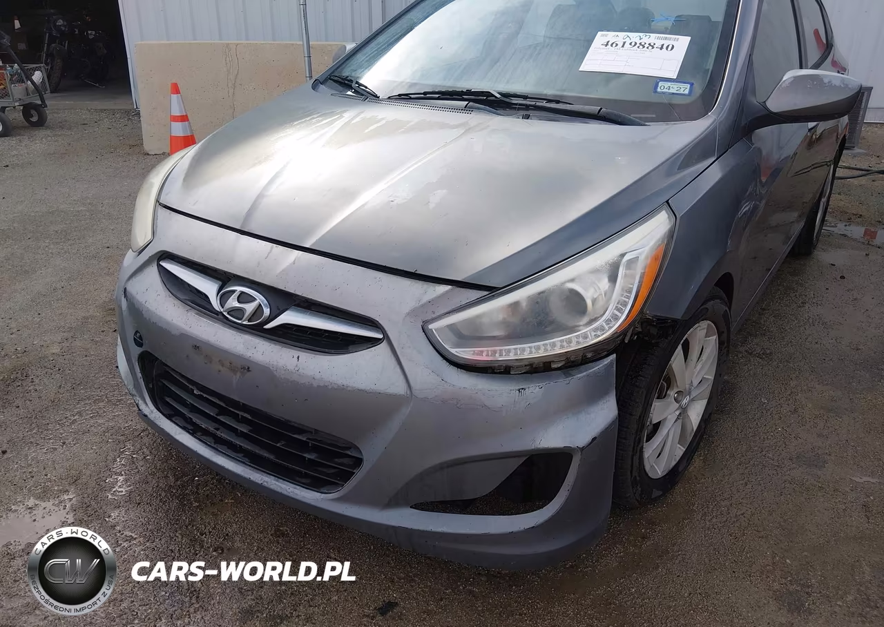 2014 Hyundai Accent Gls VIN:KMHCU4AE7EU625784 - 6