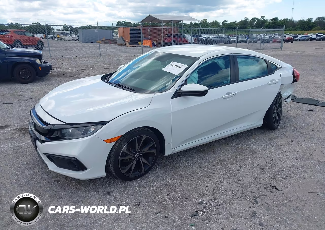 2019 Honda Civic Sport VIN:2HGFC2F8XKH575202 - 2