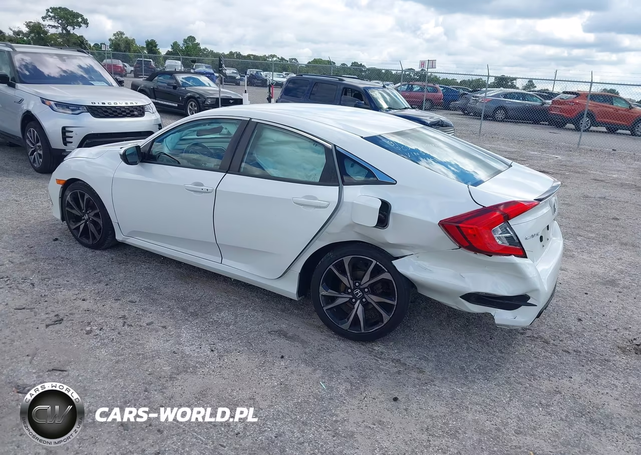 2019 Honda Civic Sport VIN:2HGFC2F8XKH575202 - 3