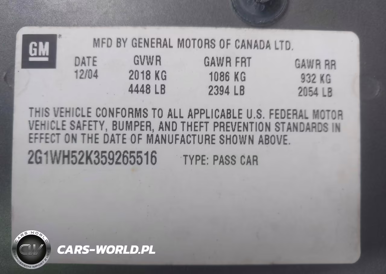 2005 Chevrolet Impala Ls VIN:2G1WH52K359265516 - 9