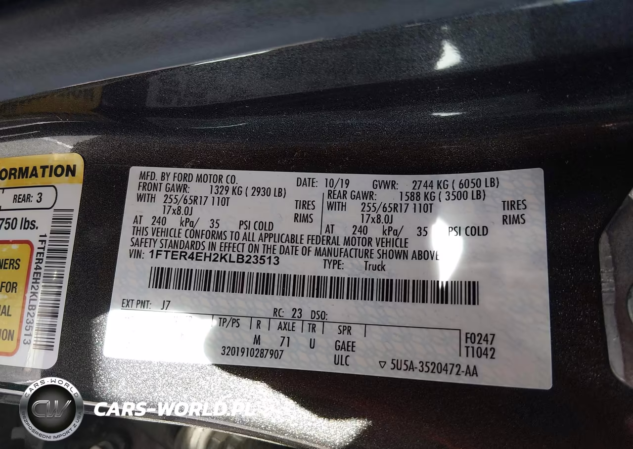 2019 Ford Ranger Xlt VIN:1FTER4EH2KLB23513 - 9