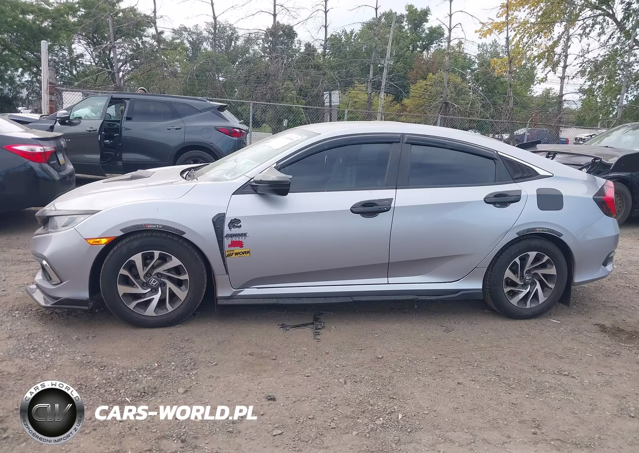2019 Honda Civic Lx VIN:2HGFC2F65KH529114 - 14