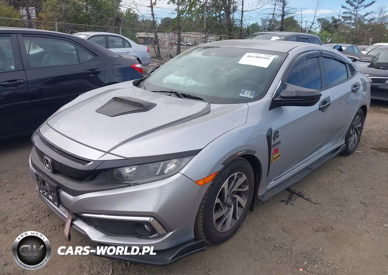 2019 Honda Civic Lx VIN:2HGFC2F65KH529114 - 2