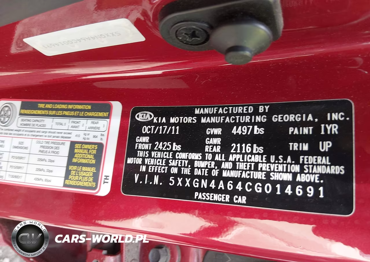 2012 Kia Optima Ex VIN:5XXGN4A64CG014691 - 9