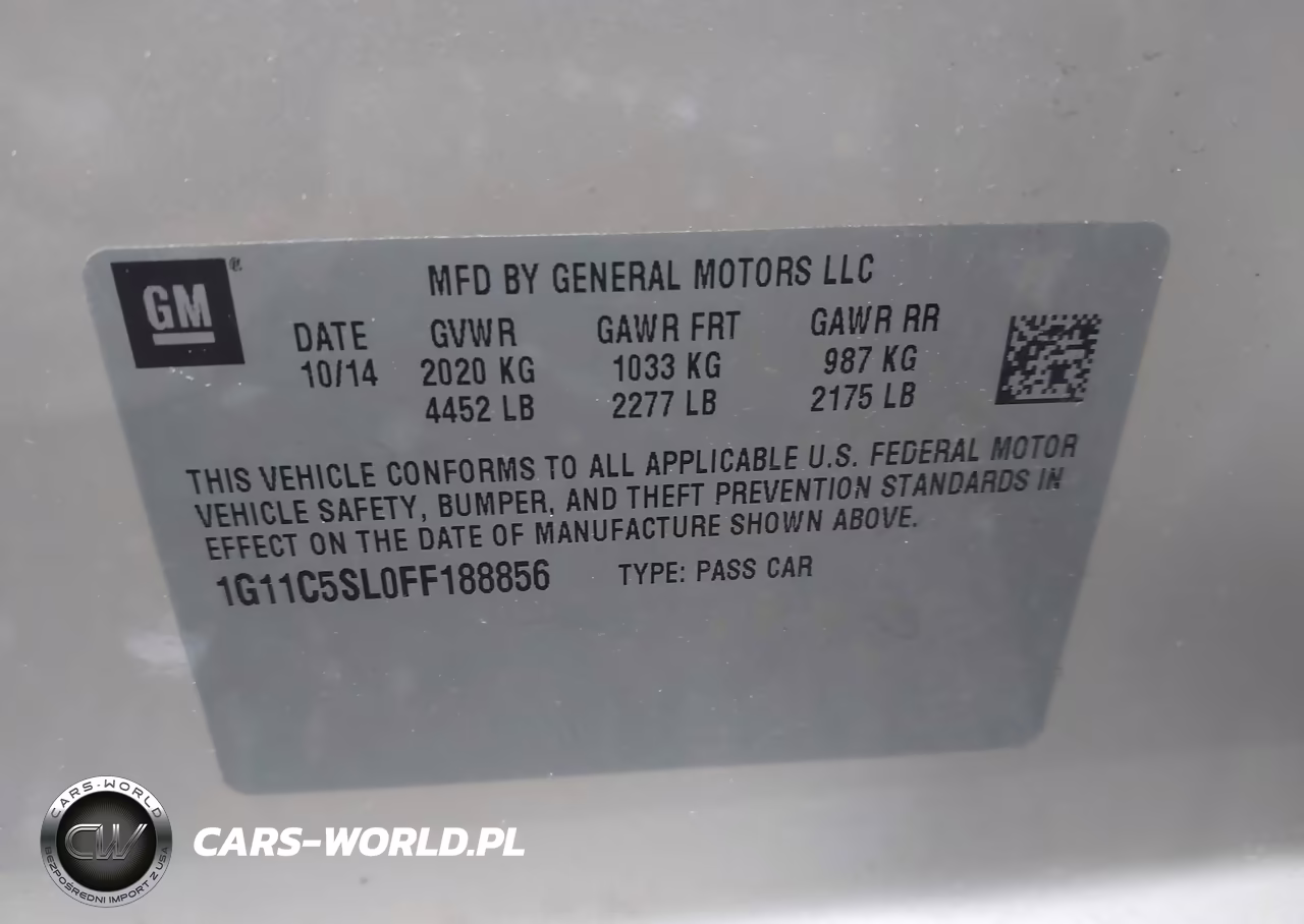 2015 Chevrolet Malibu Lt VIN:1G11C5SL0FF188856 - 9
