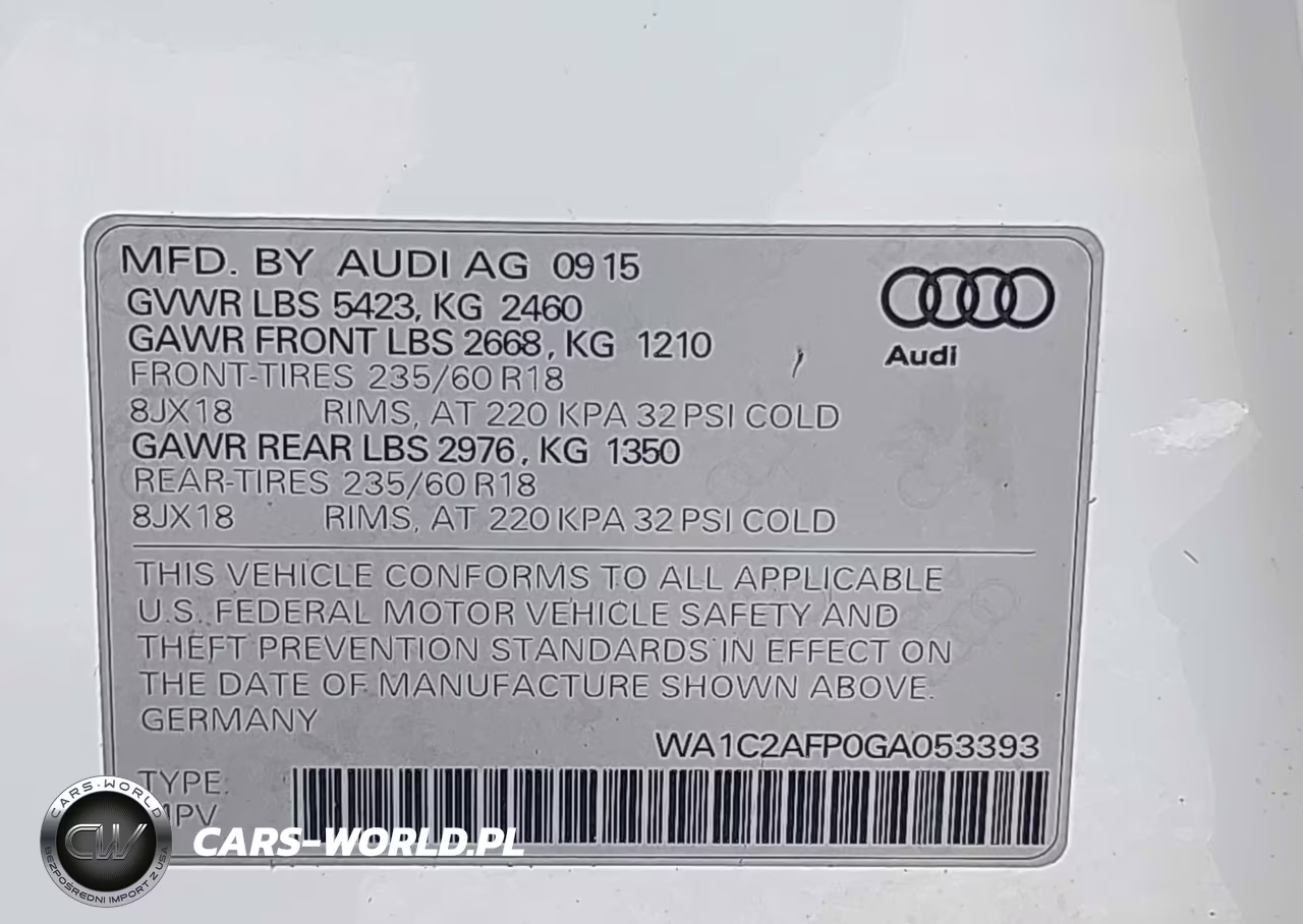 2016 Audi Q5 2.0T Premium VIN:WA1C2AFP0GA053393 - 9