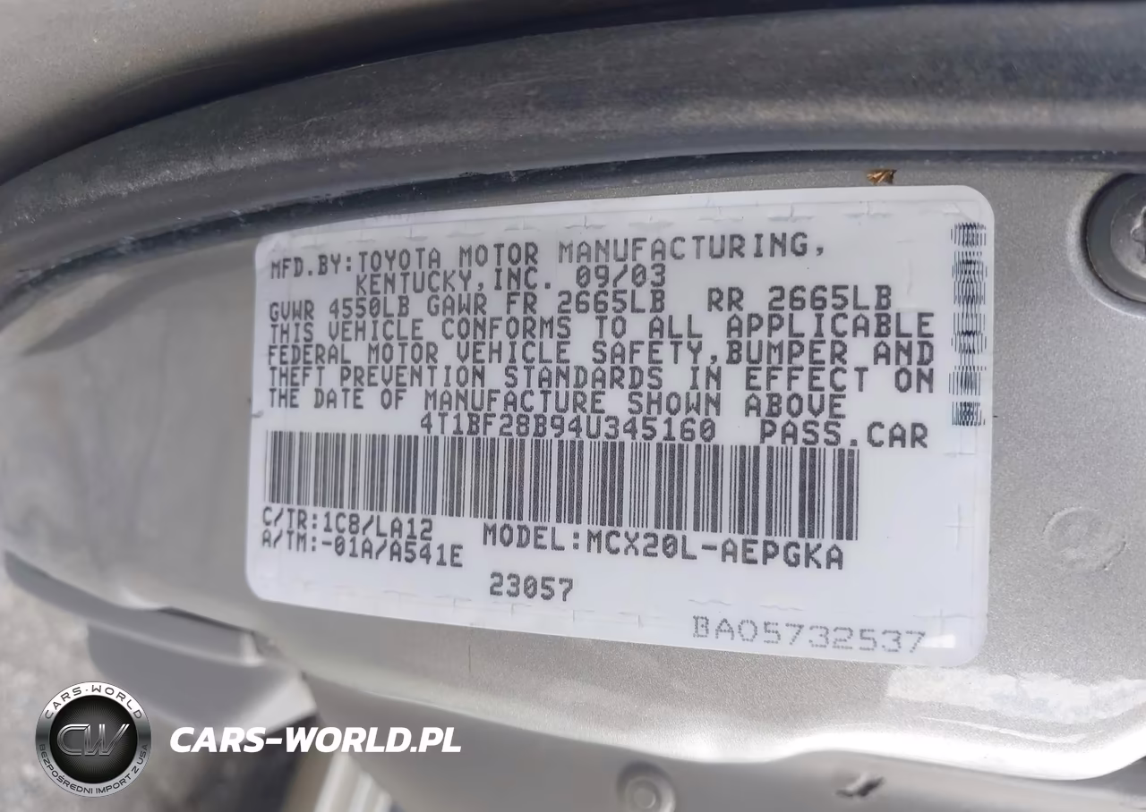 2004 Toyota Avalon Xls VIN:4T1BF28B94U345160 - 9