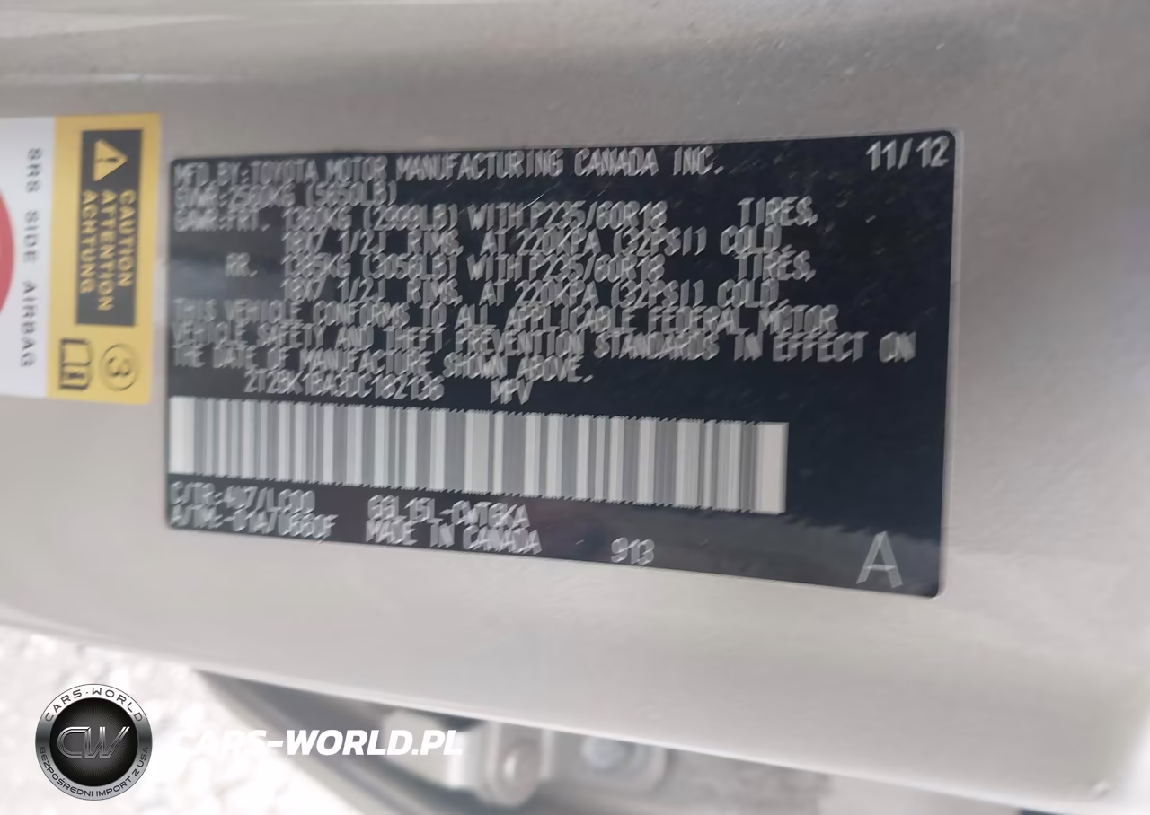 2013 Lexus Rx 350 VIN:2T2BK1BA3DC182136 - 9