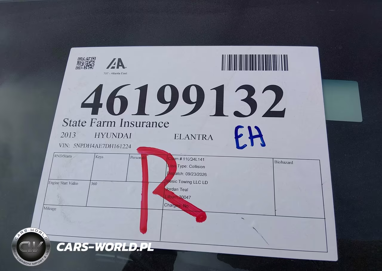 2013 Hyundai Elantra Gls VIN:5NPDH4AE7DH161224 - 18